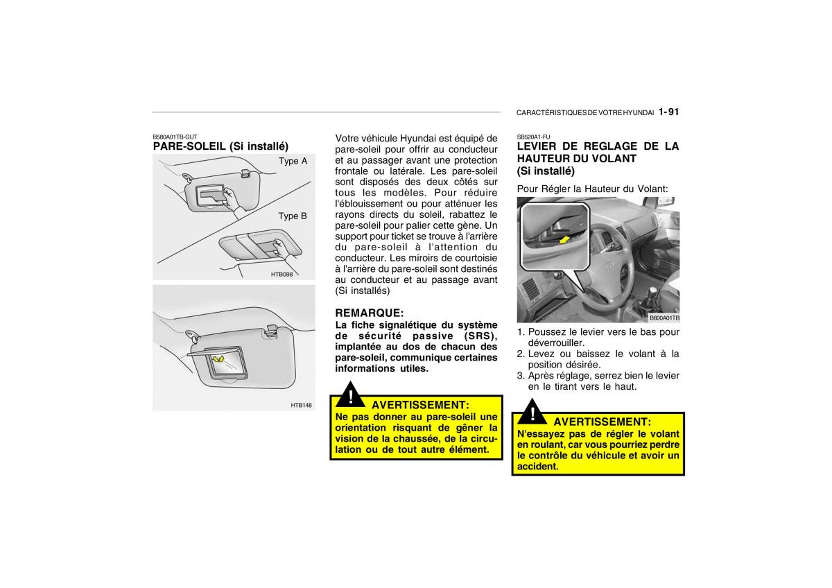 Hyundai Getz manuel du proprietaire / page 101