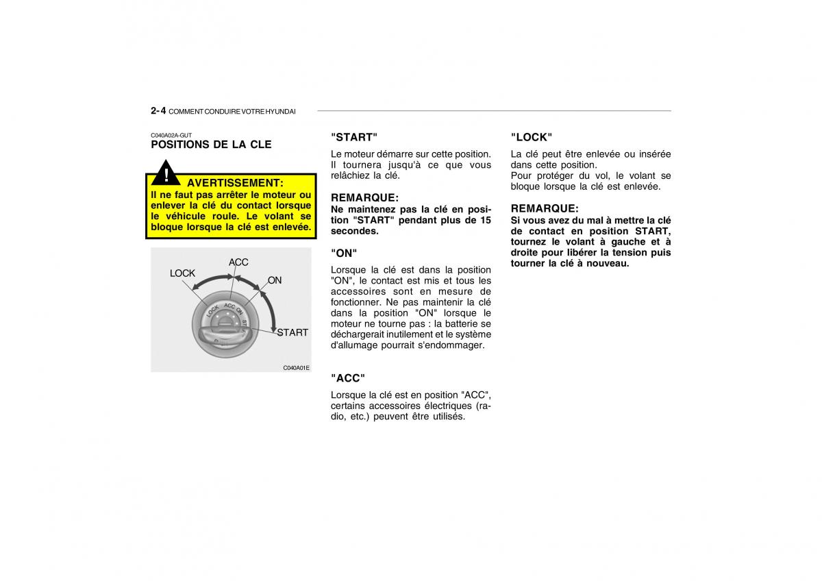 Hyundai Getz manuel du proprietaire / page 123