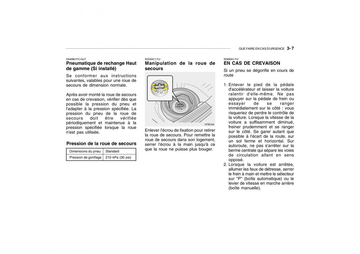 Hyundai Getz manuel du proprietaire / page 153