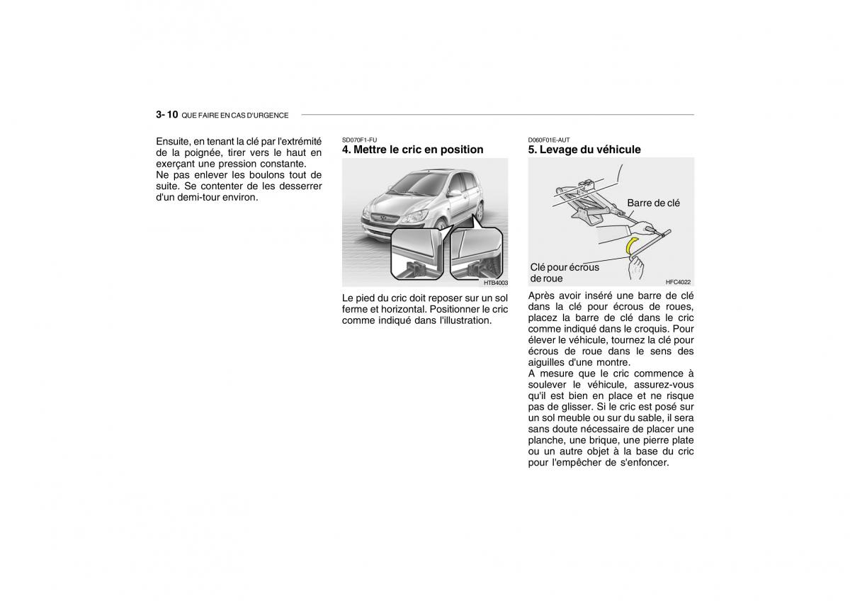 Hyundai Getz manuel du proprietaire / page 156