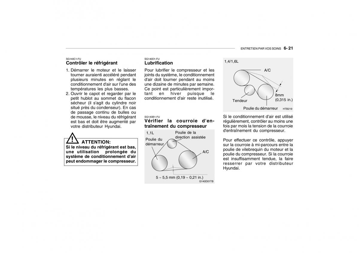 Hyundai Getz manuel du proprietaire / page 198