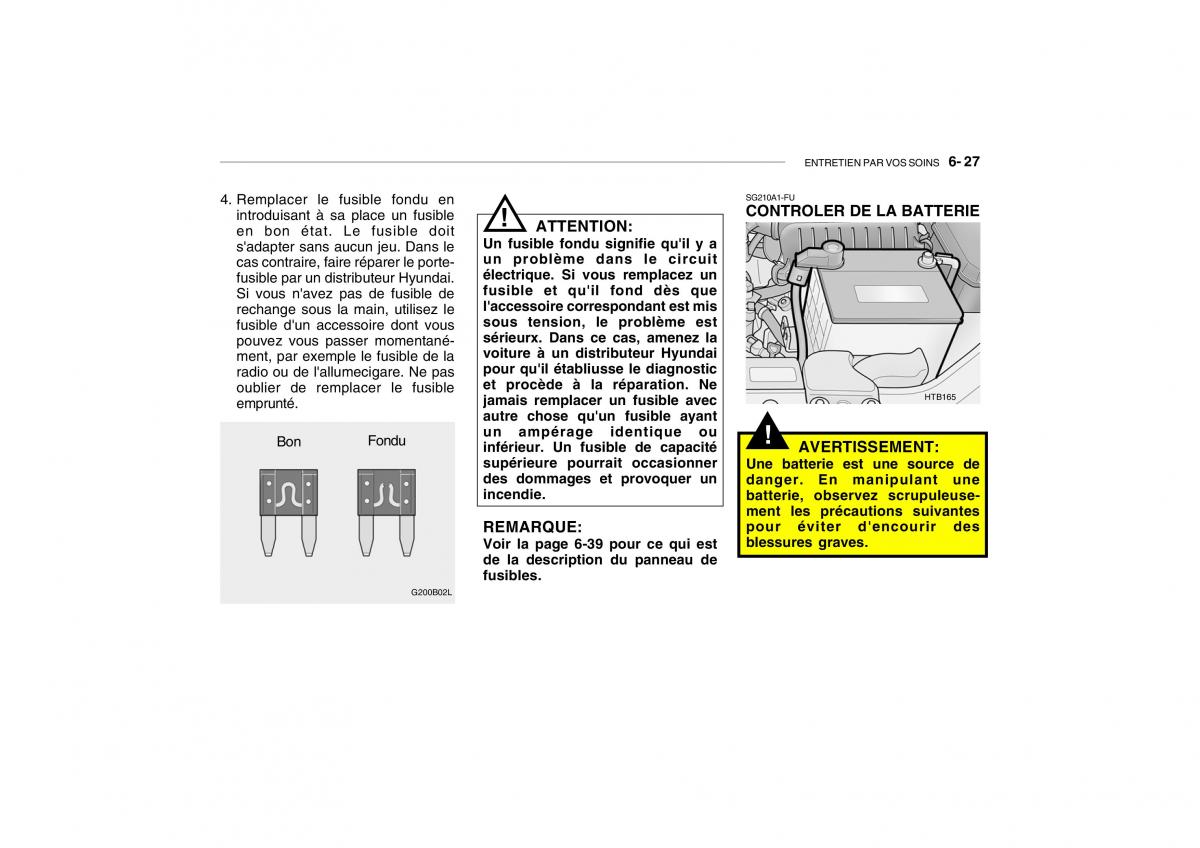 Hyundai Getz manuel du proprietaire / page 204