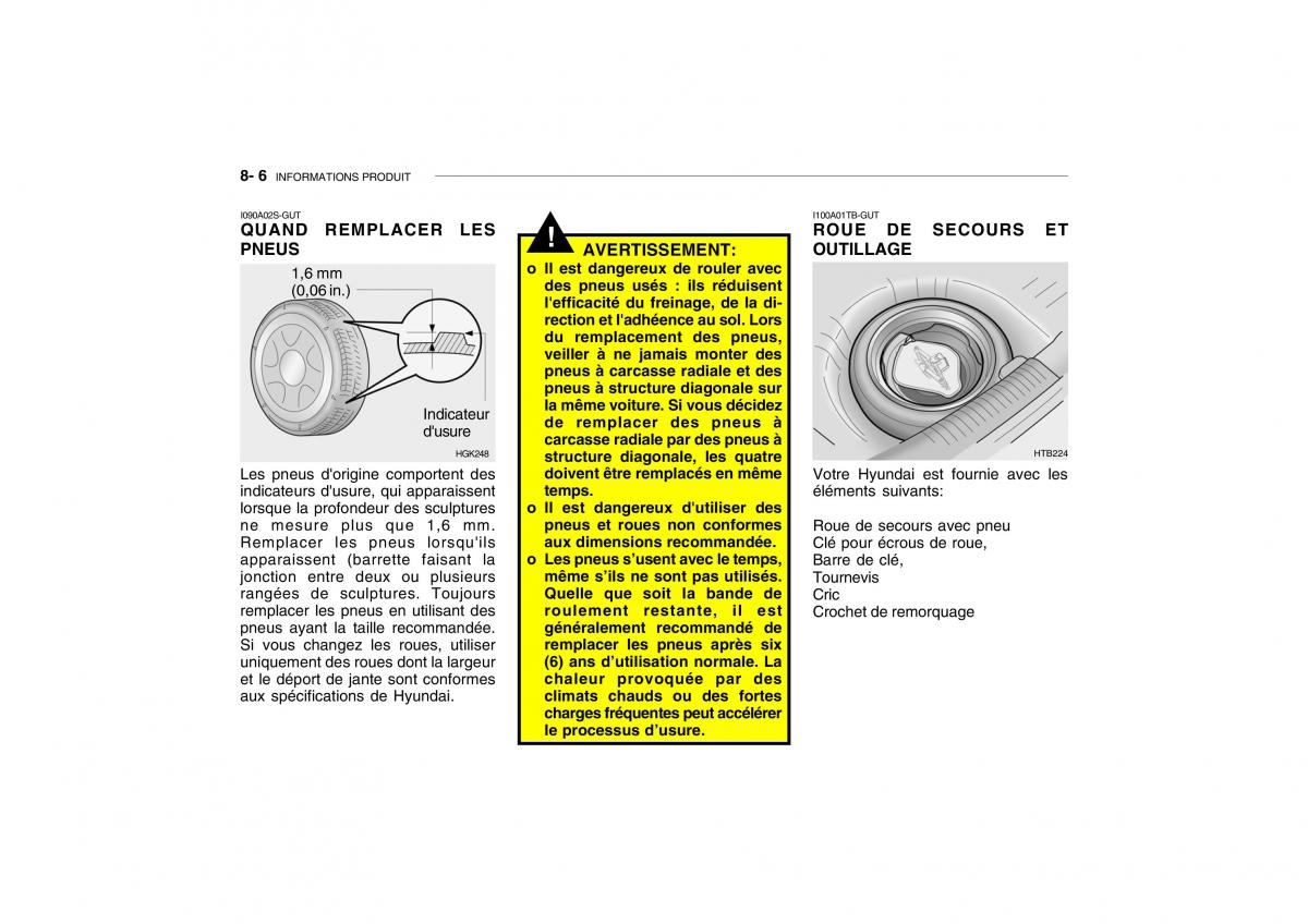 Hyundai Getz manuel du proprietaire / page 227