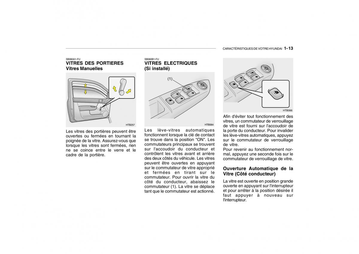 Hyundai Getz manuel du proprietaire / page 23