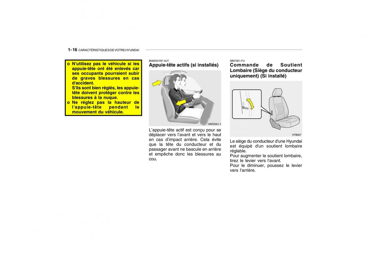 Hyundai Getz manuel du proprietaire / page 26