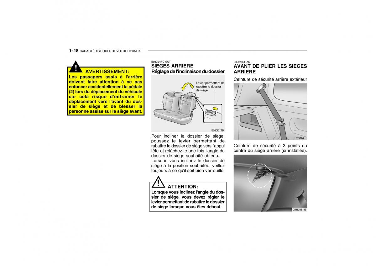 Hyundai Getz manuel du proprietaire / page 28