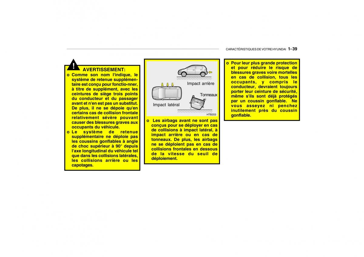 Hyundai Getz manuel du proprietaire / page 49