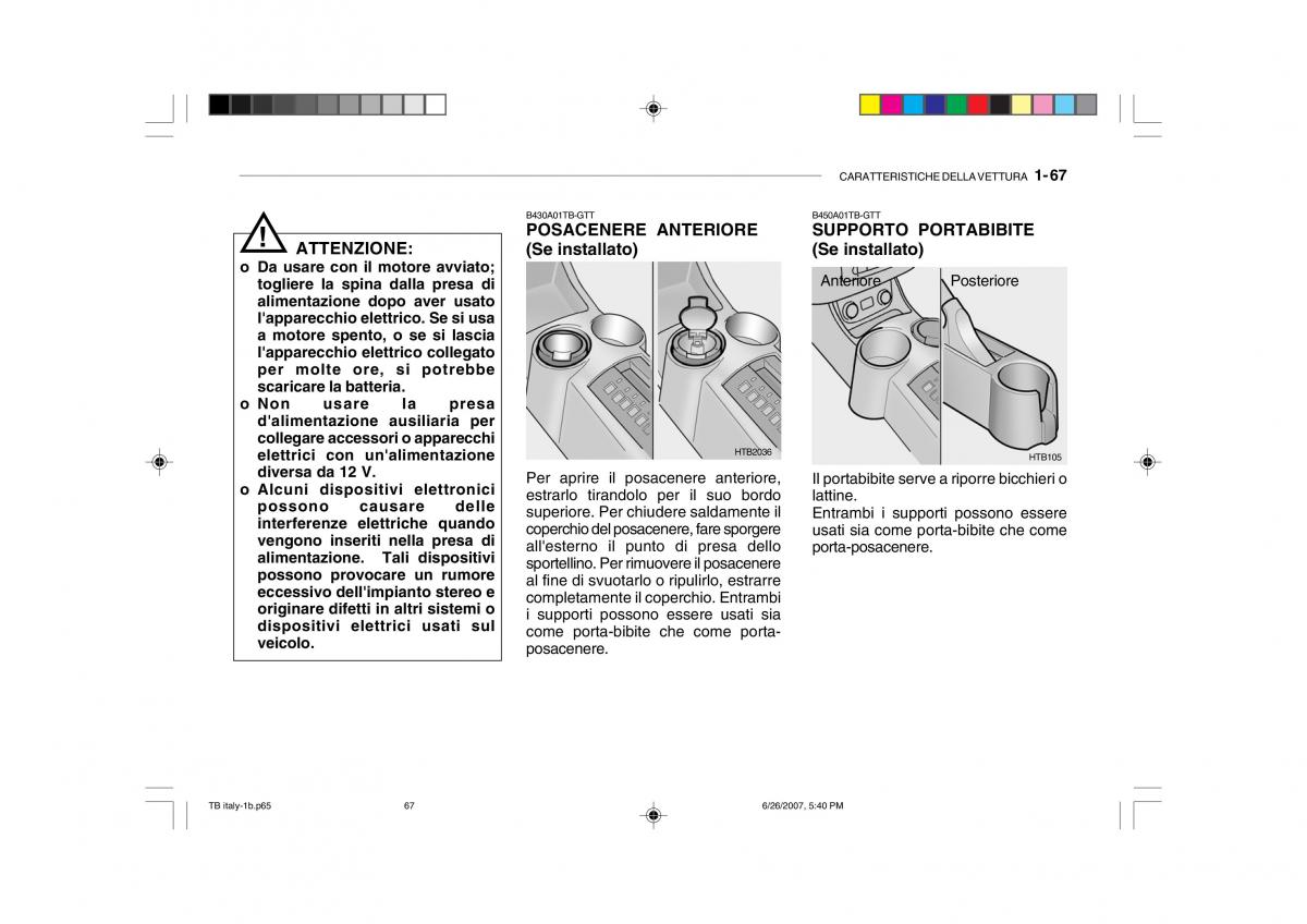 Hyundai Getz manuale del proprietario / page 77