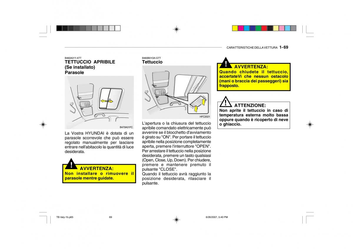 Hyundai Getz manuale del proprietario / page 79