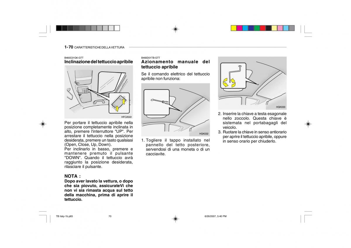 Hyundai Getz manuale del proprietario / page 80