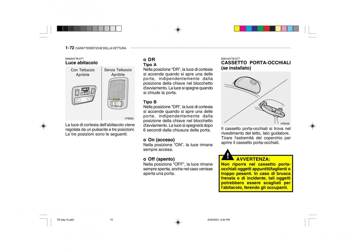 Hyundai Getz manuale del proprietario / page 82