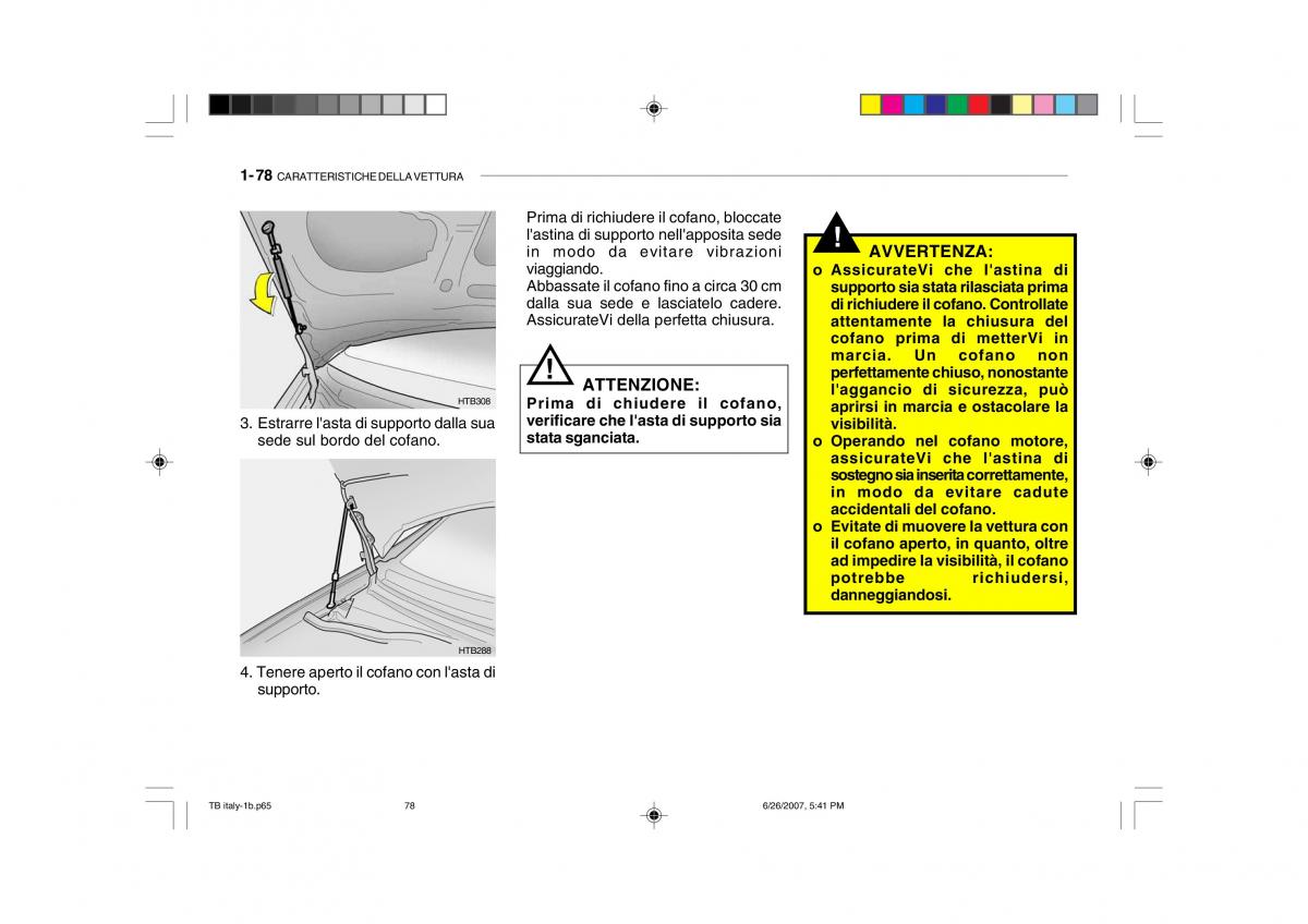 Hyundai Getz manuale del proprietario / page 88