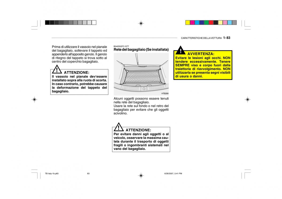 Hyundai Getz manuale del proprietario / page 93