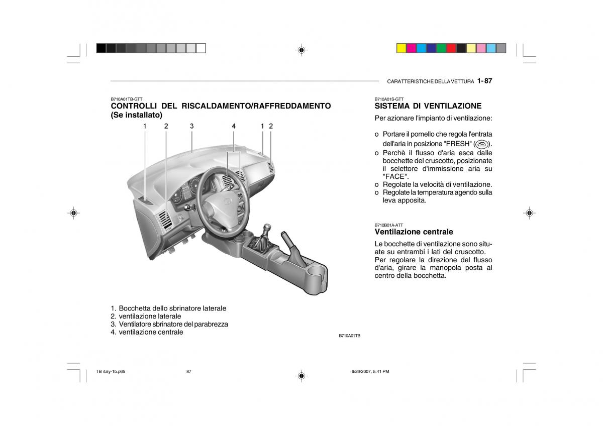 Hyundai Getz manuale del proprietario / page 97