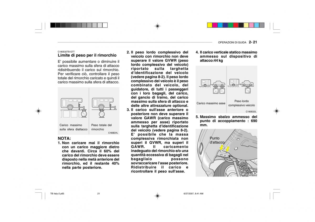 Hyundai Getz manuale del proprietario / page 131