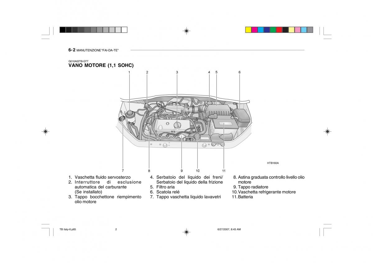 Hyundai Getz manuale del proprietario / page 165