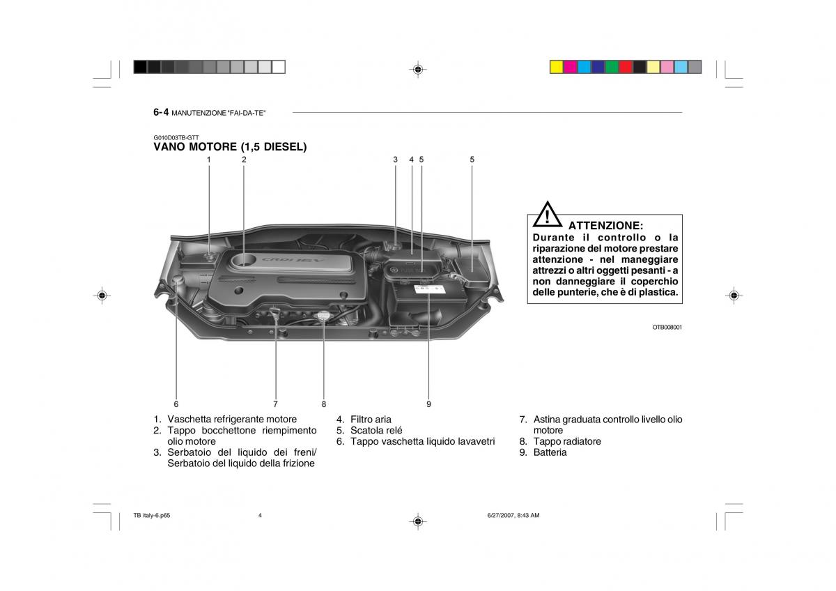 Hyundai Getz manuale del proprietario / page 167