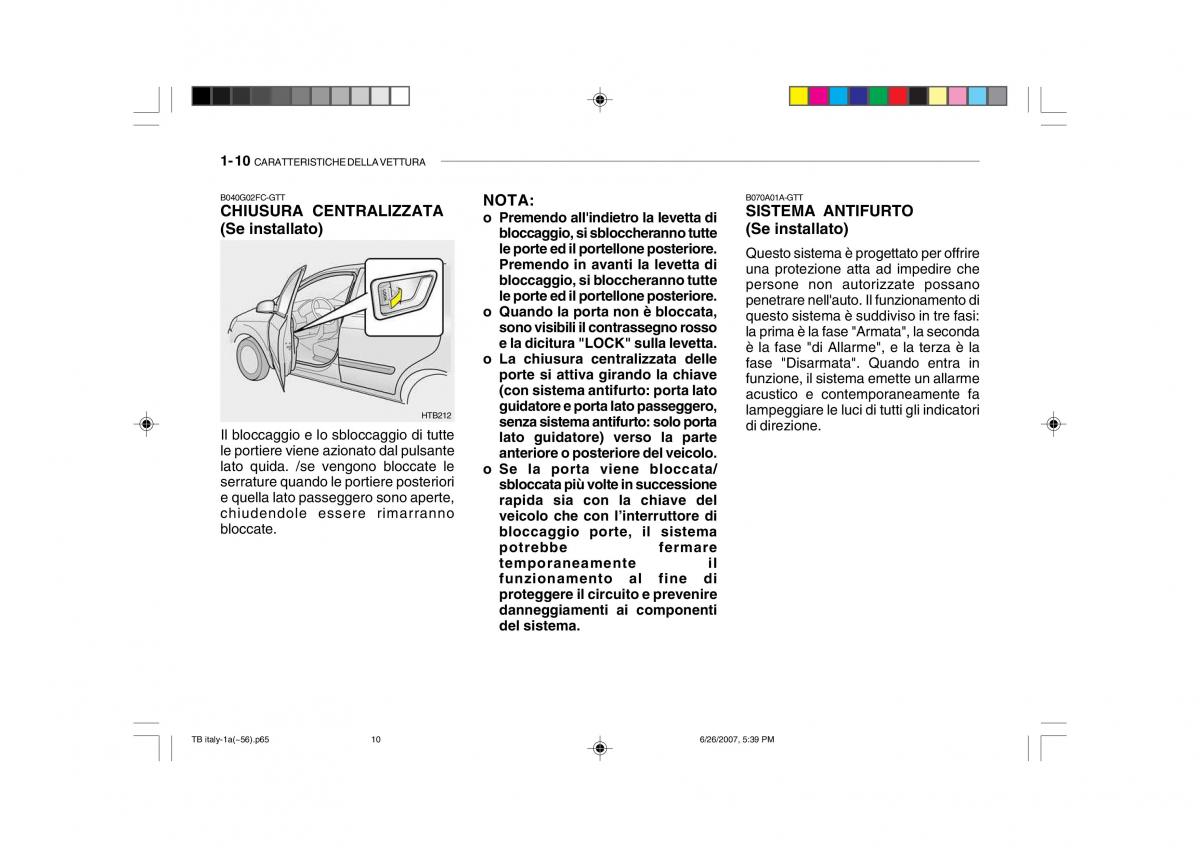 Hyundai Getz manuale del proprietario / page 20