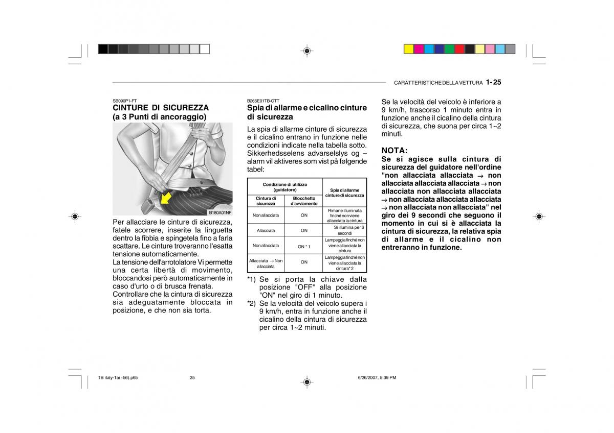 Hyundai Getz manuale del proprietario / page 35