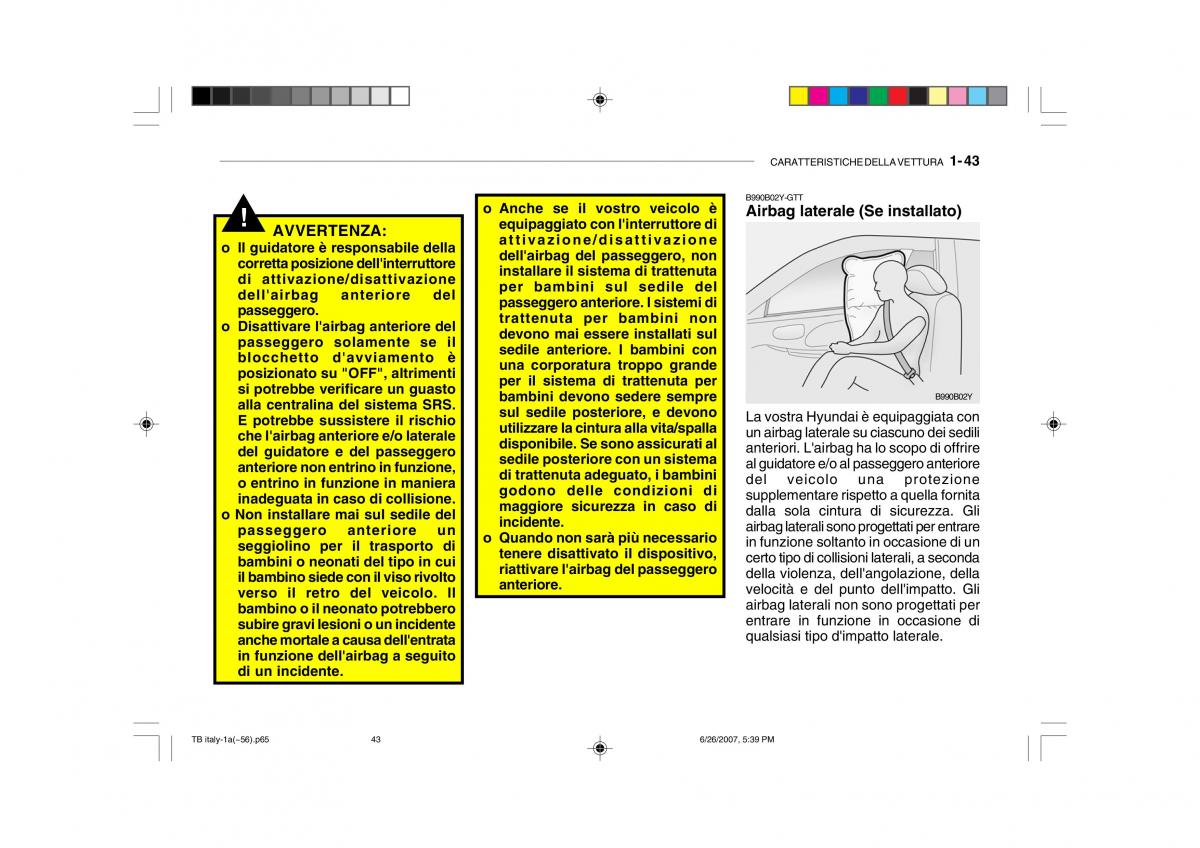 Hyundai Getz manuale del proprietario / page 53