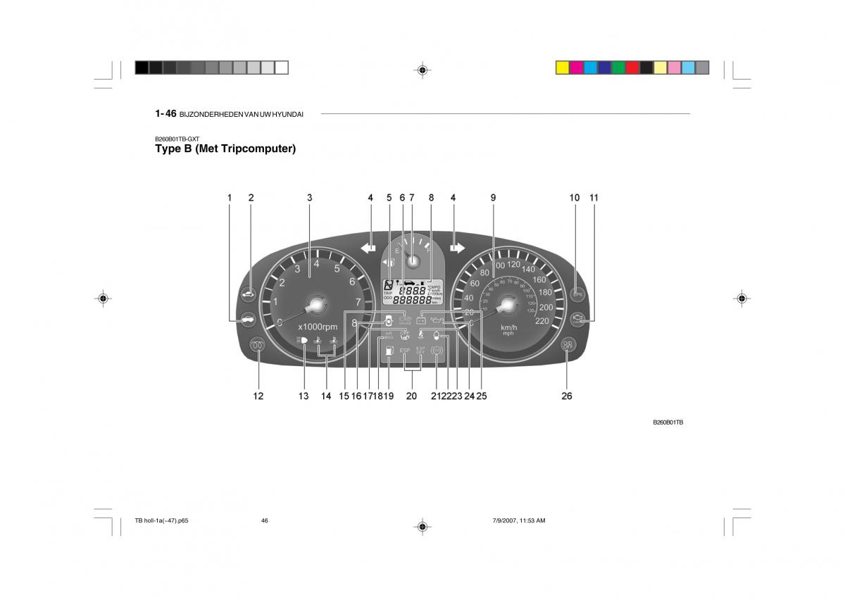 Hyundai Getz handleiding / page 56