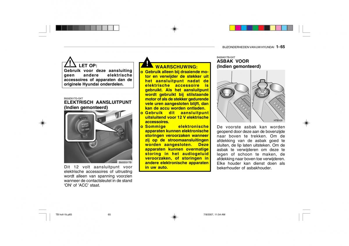 Hyundai Getz handleiding / page 75