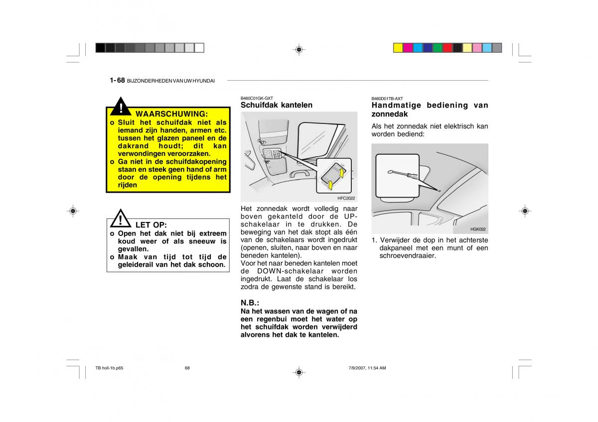 Hyundai Getz handleiding / page 78