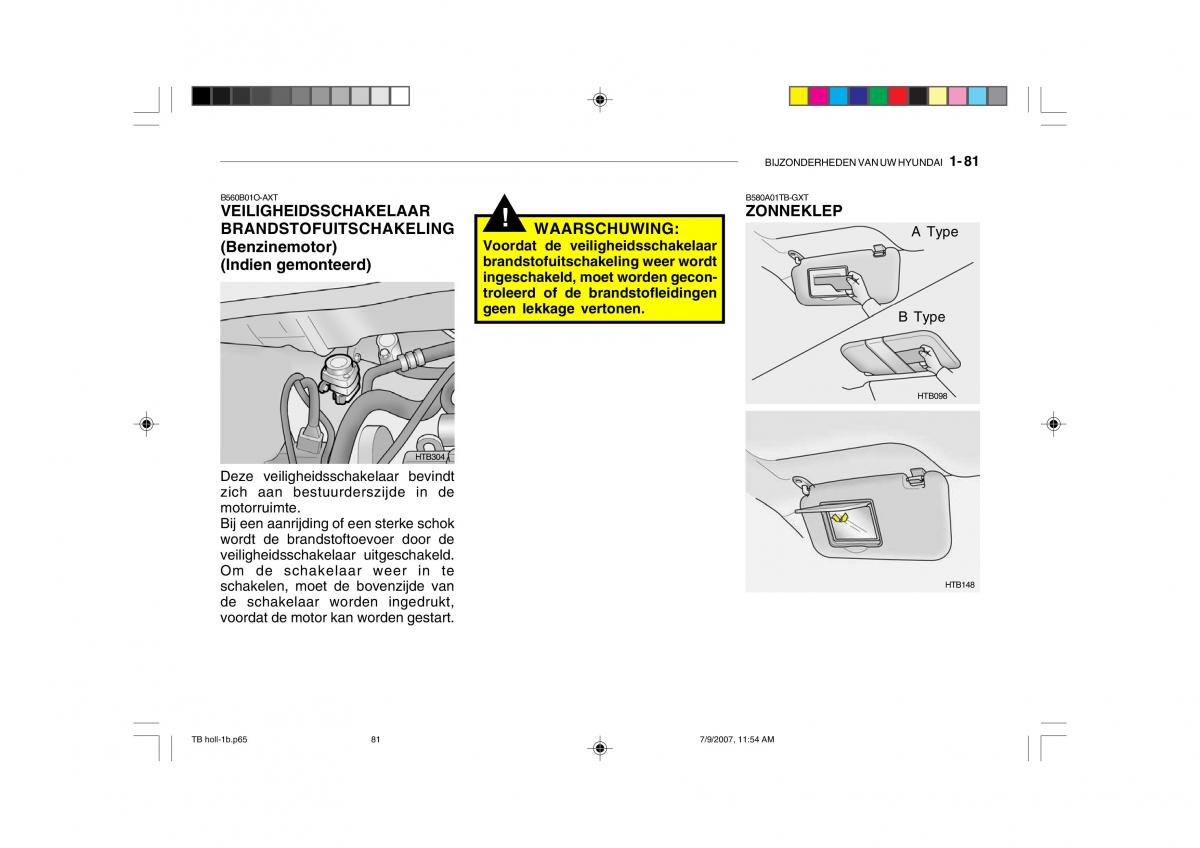 Hyundai Getz handleiding / page 91