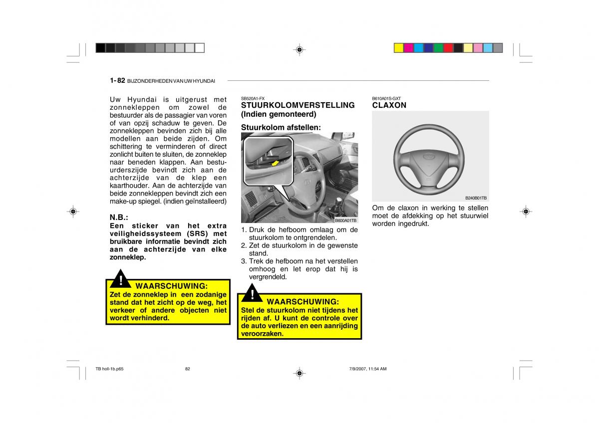 Hyundai Getz handleiding / page 92