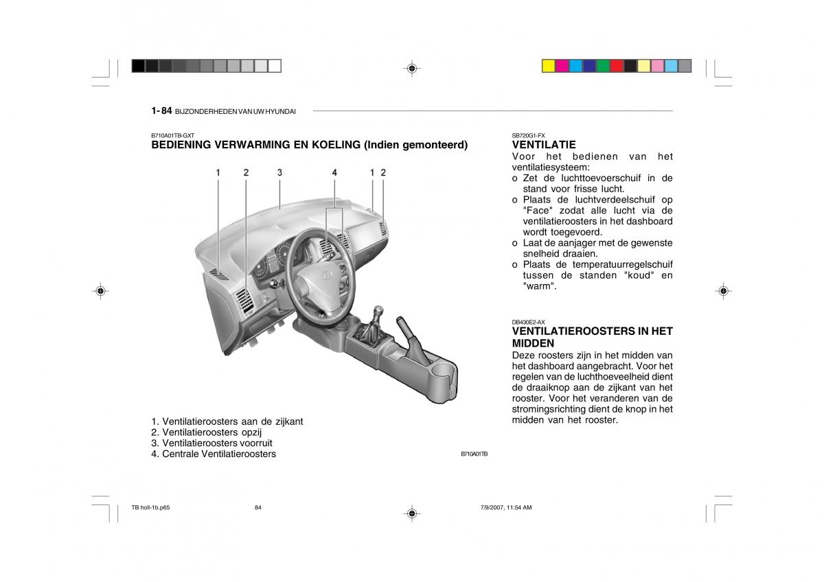 Hyundai Getz handleiding / page 94