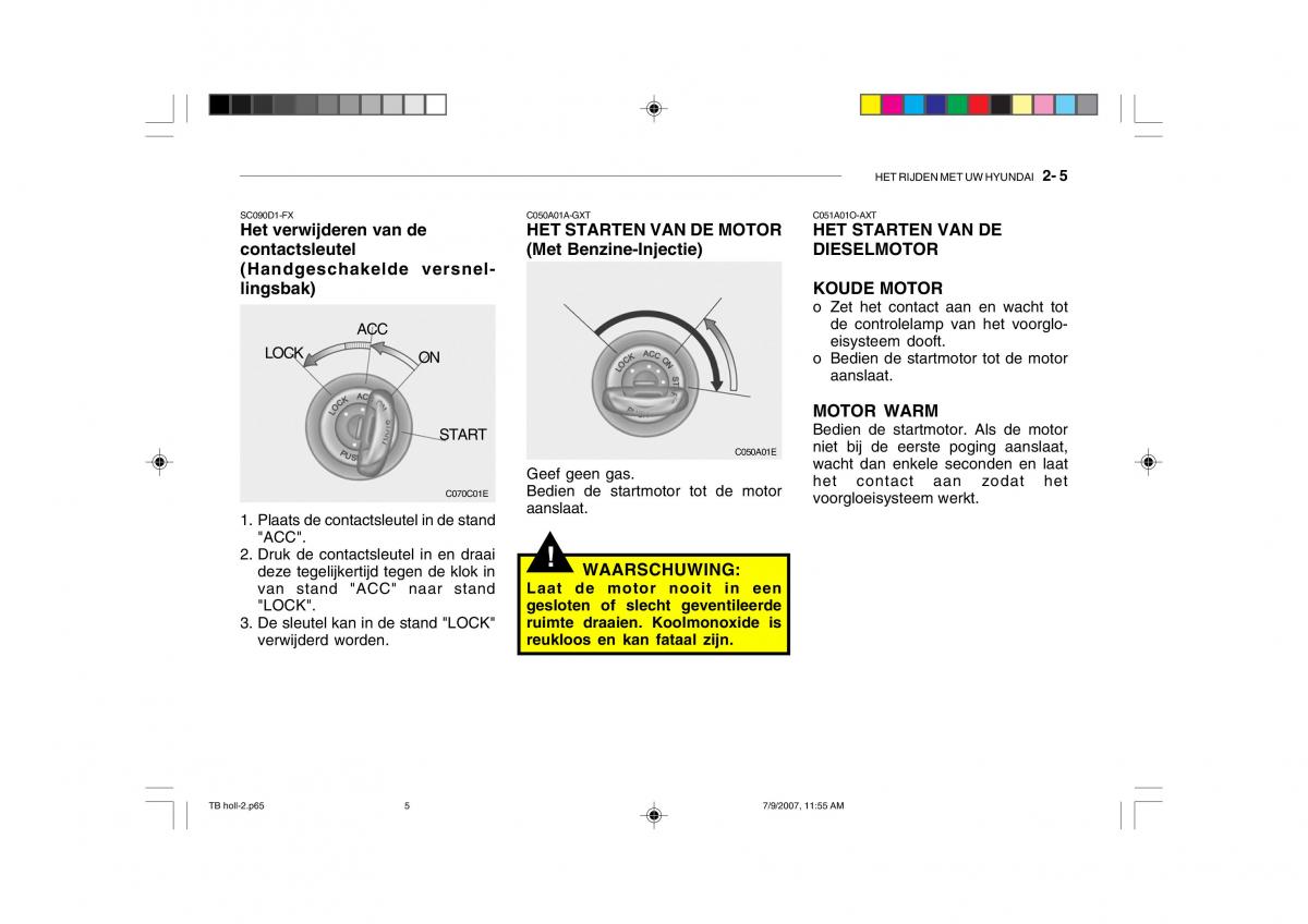 Hyundai Getz handleiding / page 113