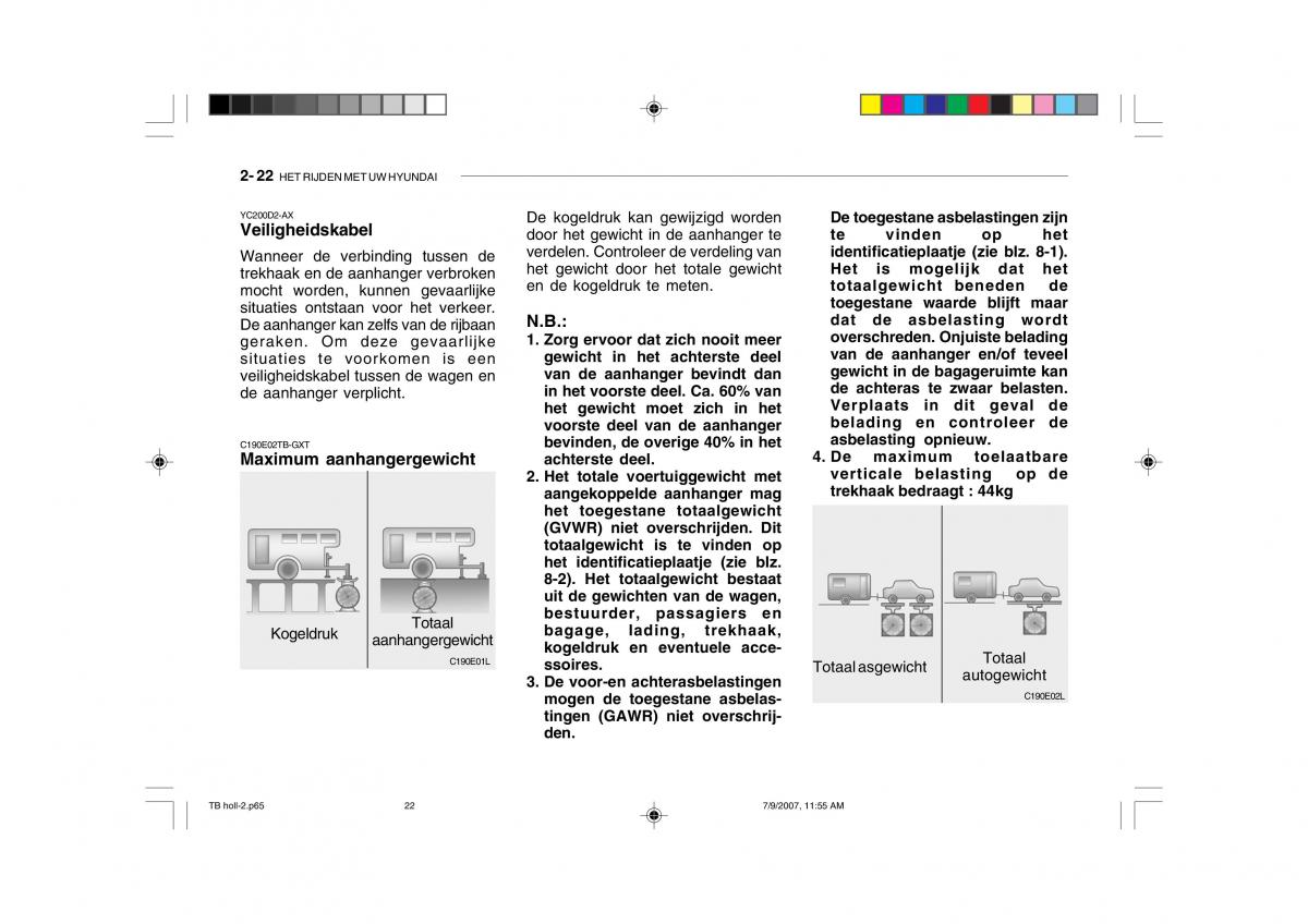 Hyundai Getz handleiding / page 130