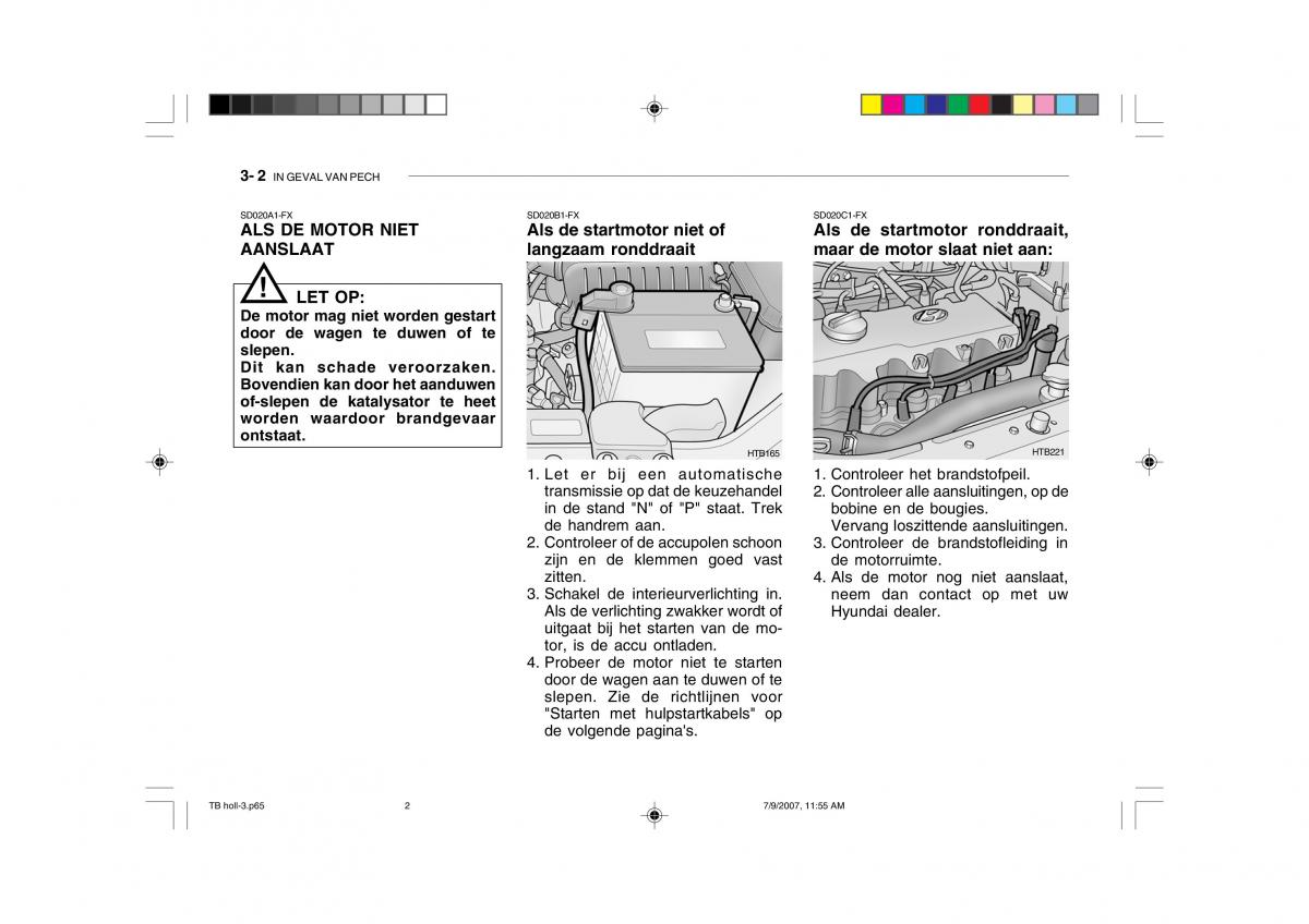 Hyundai Getz handleiding / page 134