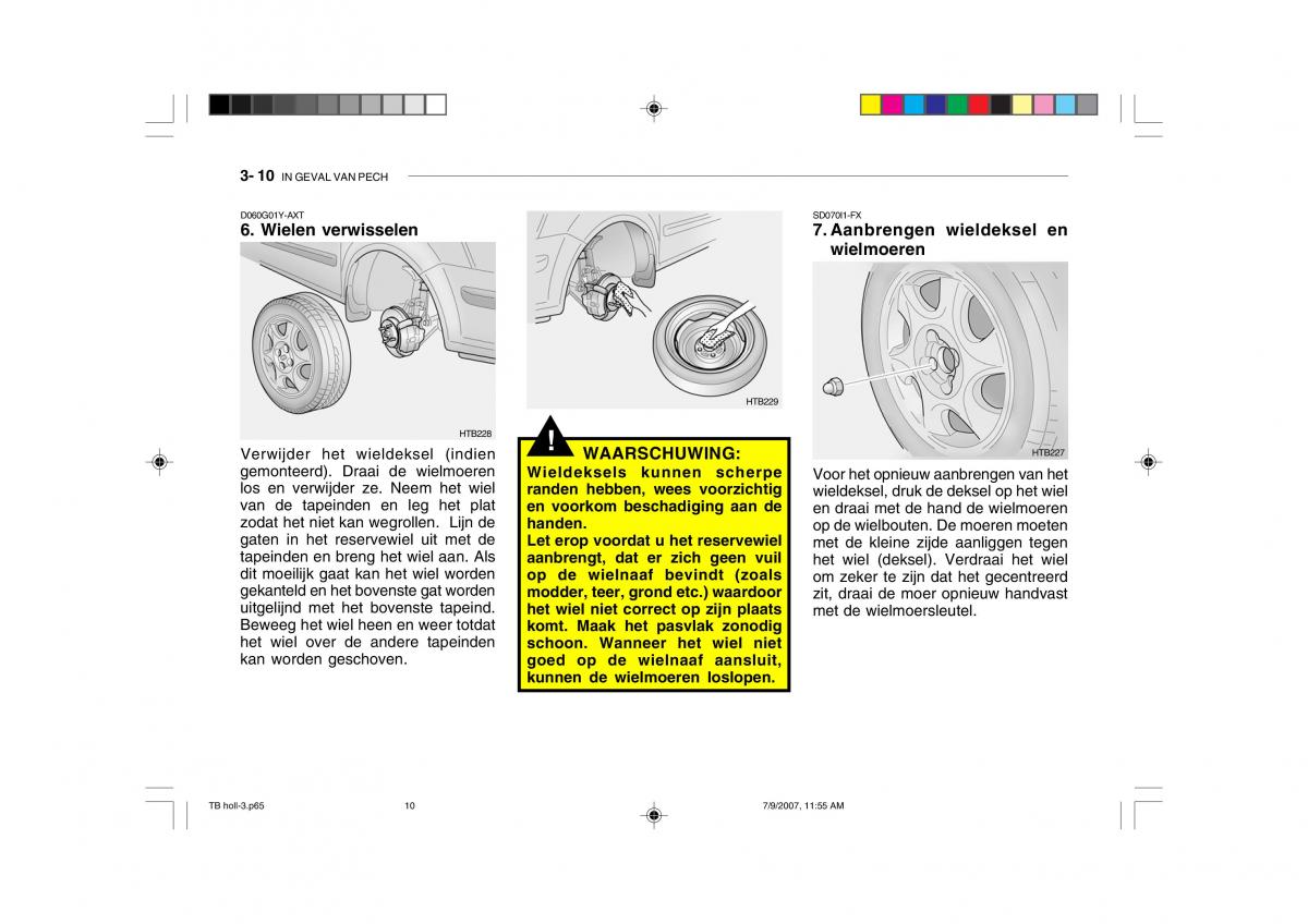 Hyundai Getz handleiding / page 142