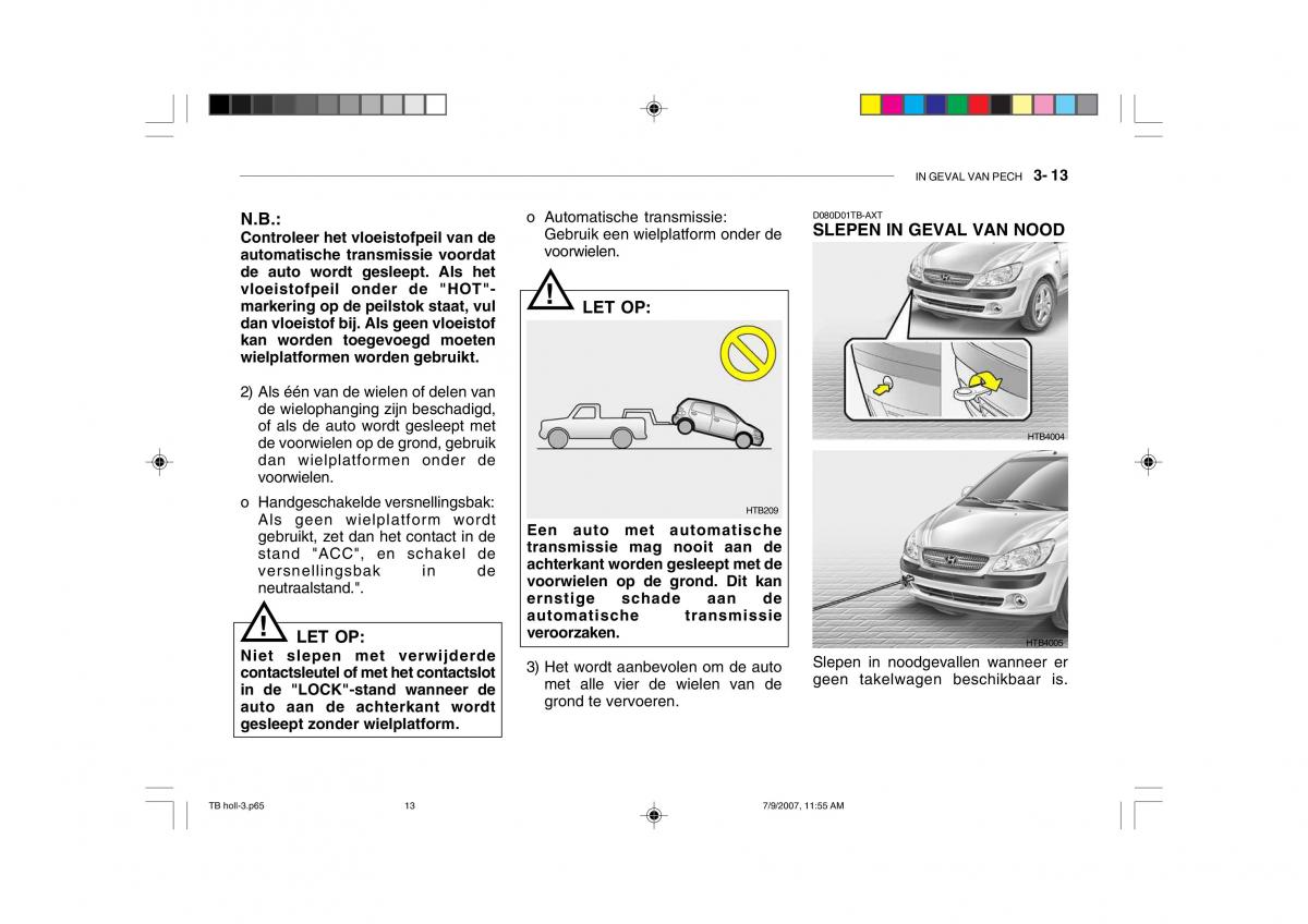 Hyundai Getz handleiding / page 145