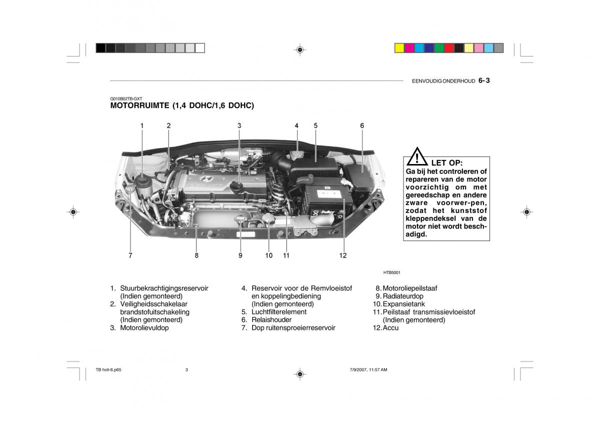 Hyundai Getz handleiding / page 162