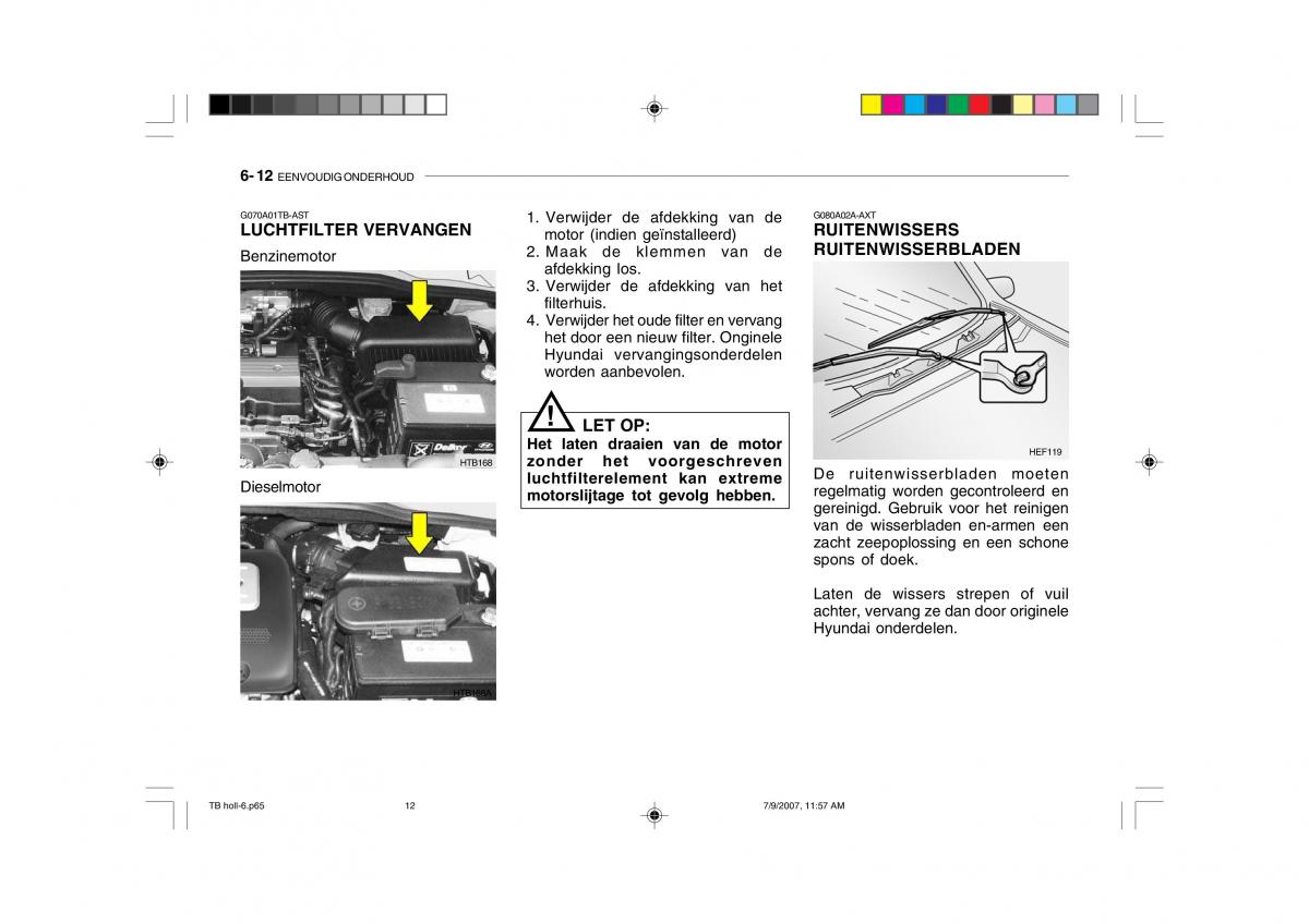 Hyundai Getz handleiding / page 171