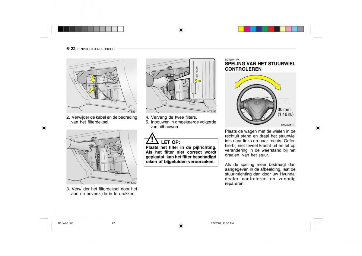 Hyundai Getz handleiding / page 181