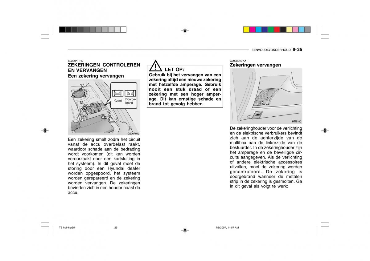 Hyundai Getz handleiding / page 184