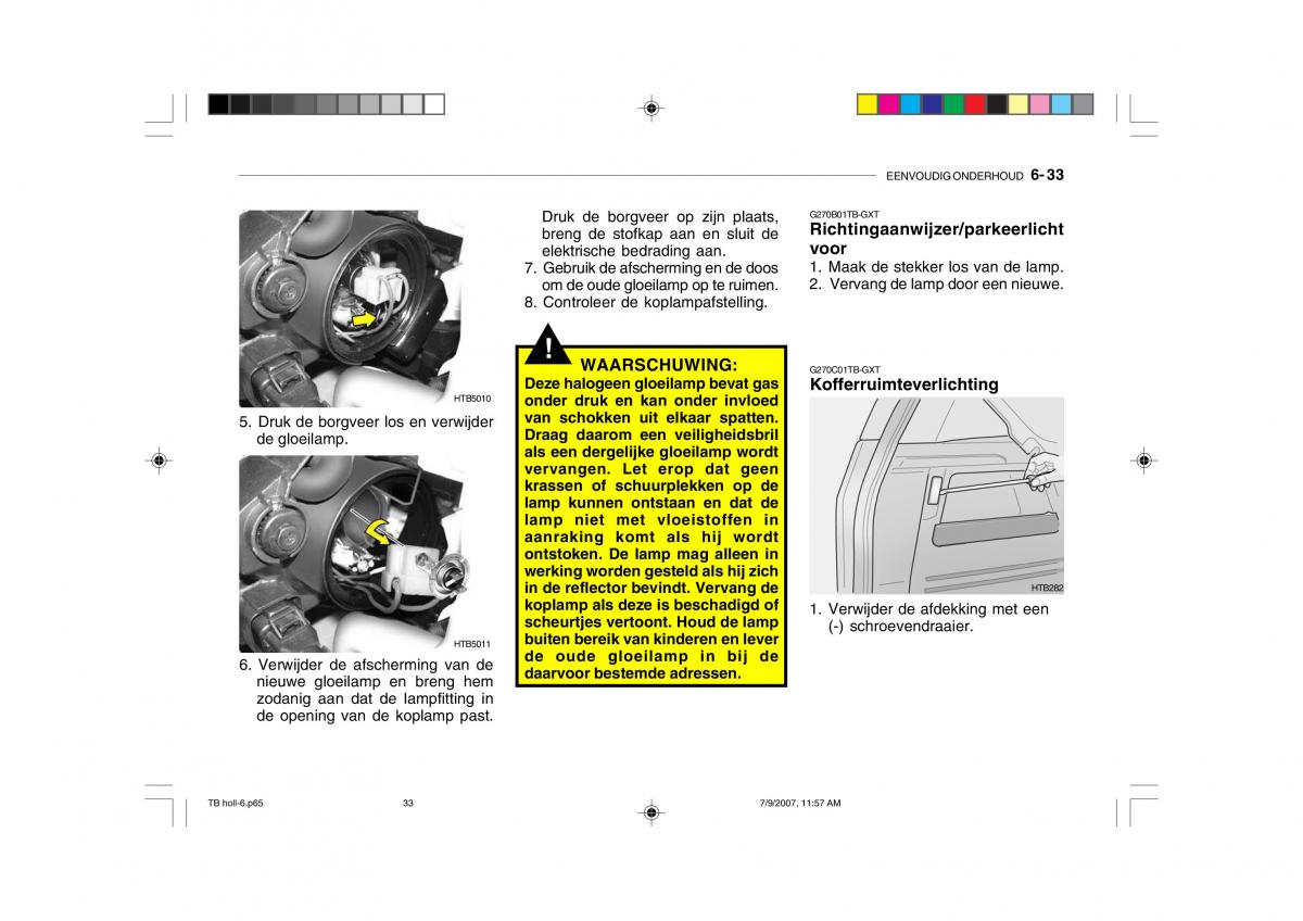 Hyundai Getz handleiding / page 192