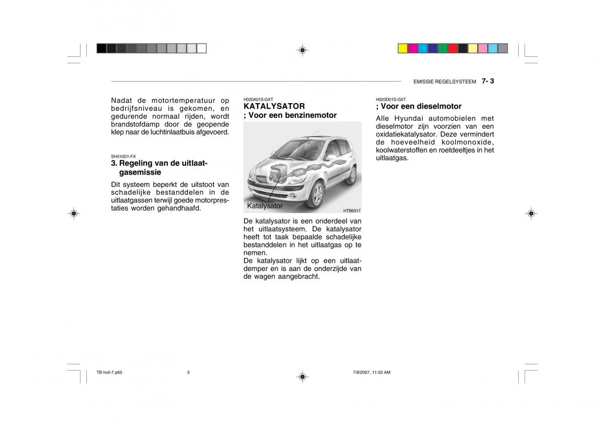 Hyundai Getz handleiding / page 201