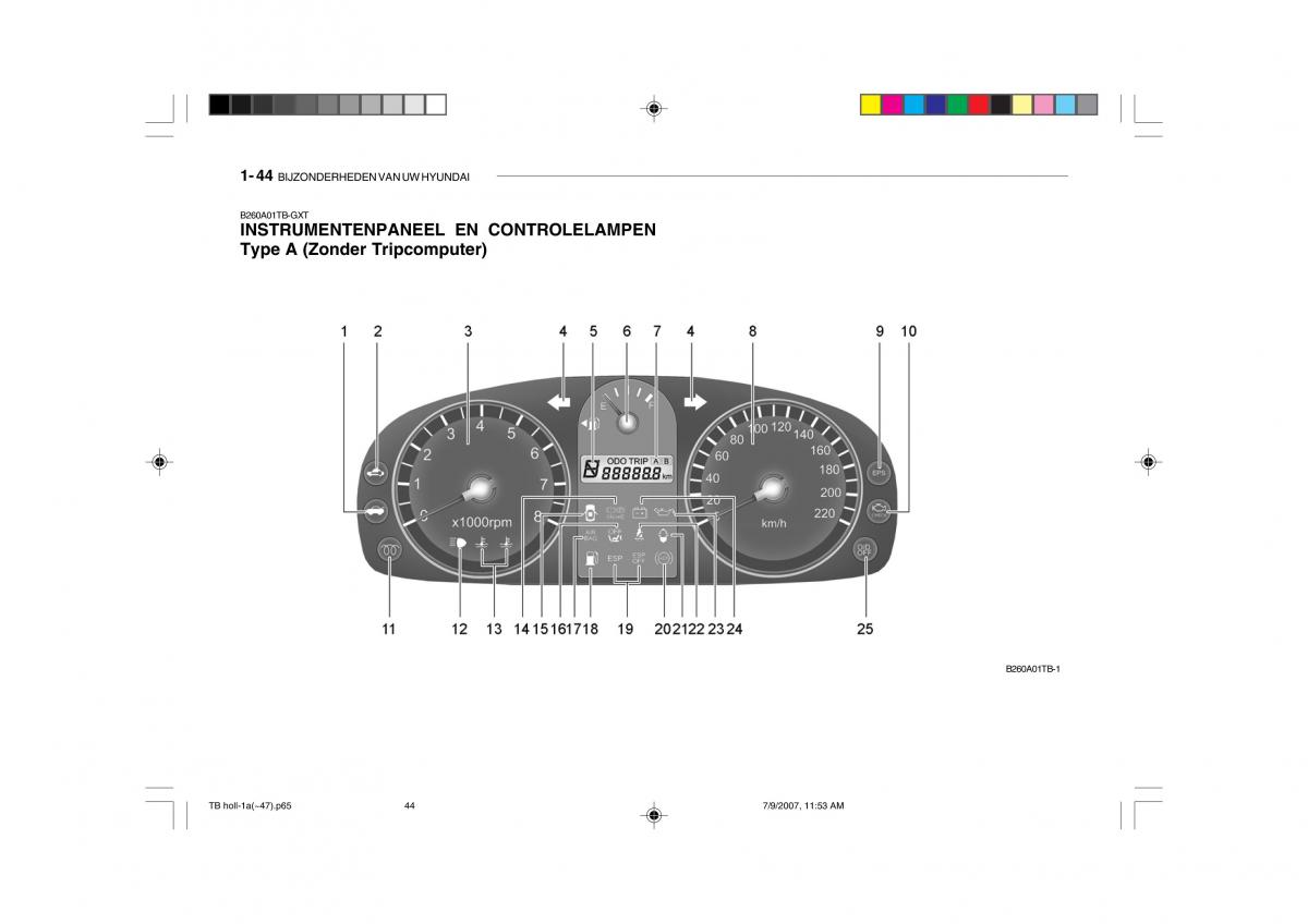 Hyundai Getz handleiding / page 54