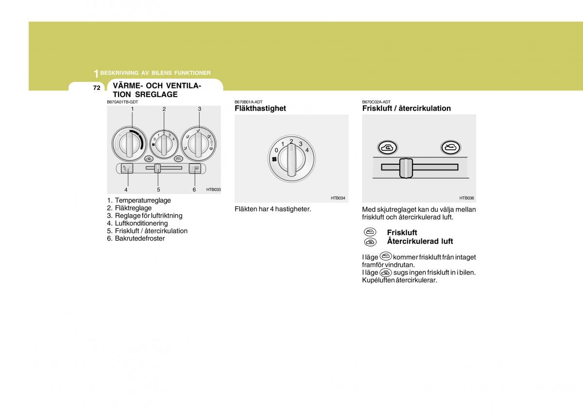 Hyundai Getz instruktionsbok / page 82