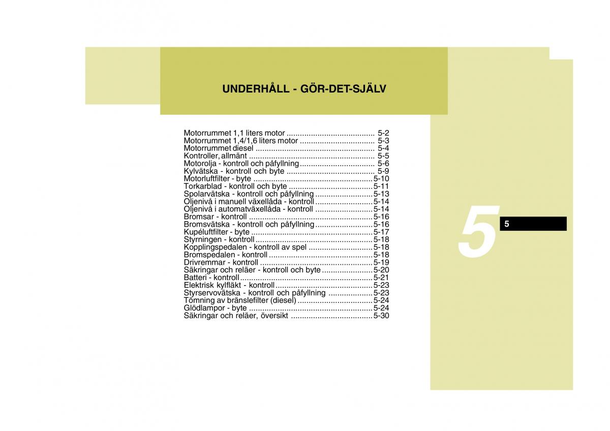 Hyundai Getz instruktionsbok / page 136