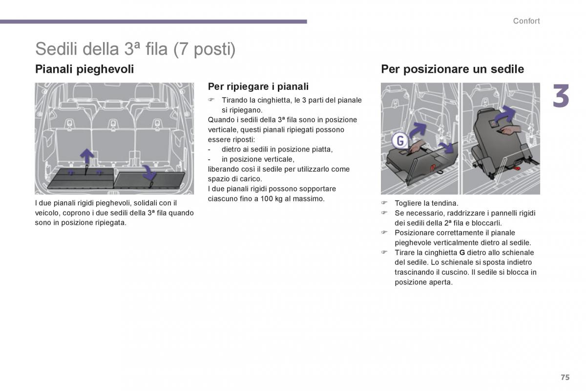 manual  Peugeot 5008 manuale del proprietario / page 77