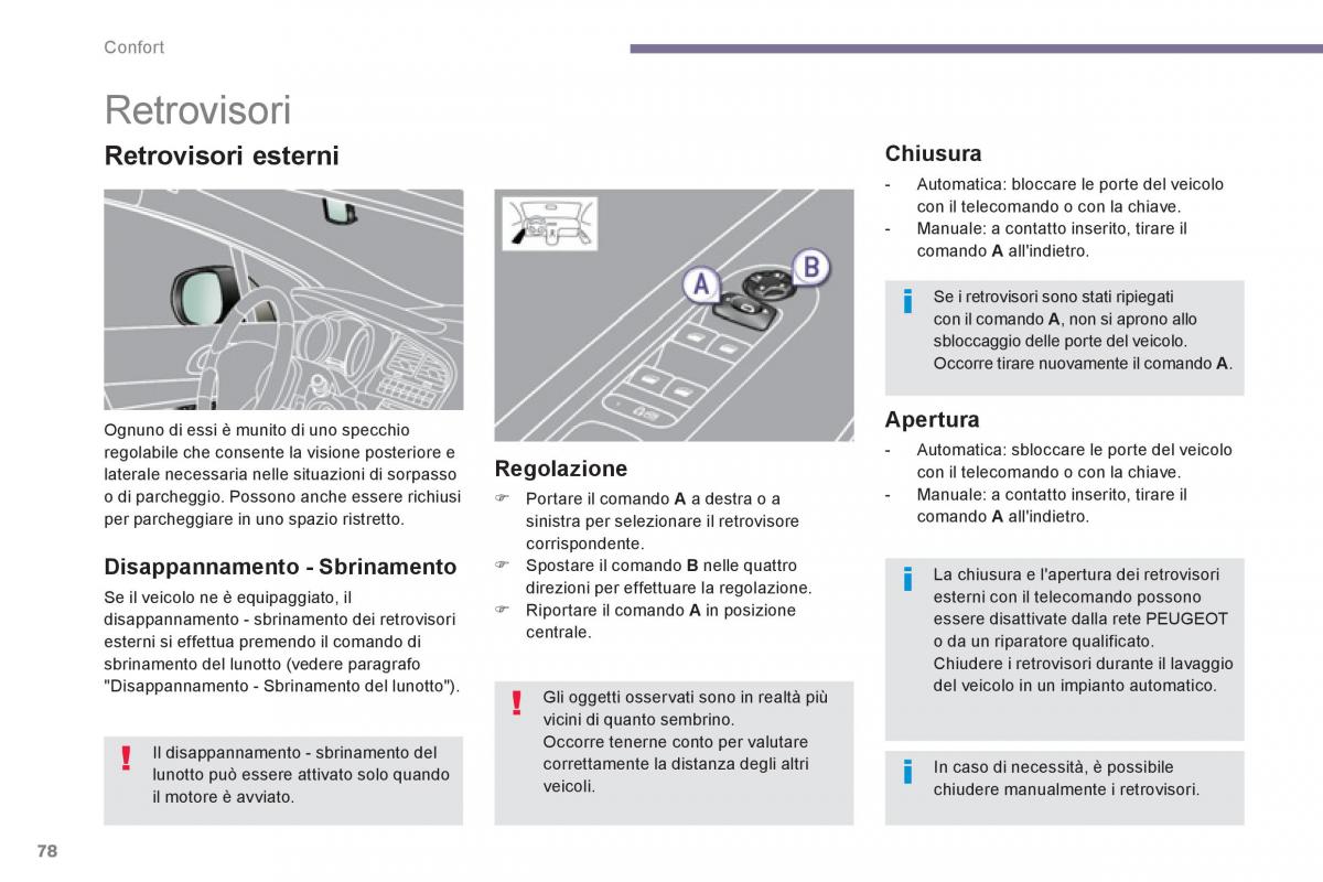 manual  Peugeot 5008 manuale del proprietario / page 80