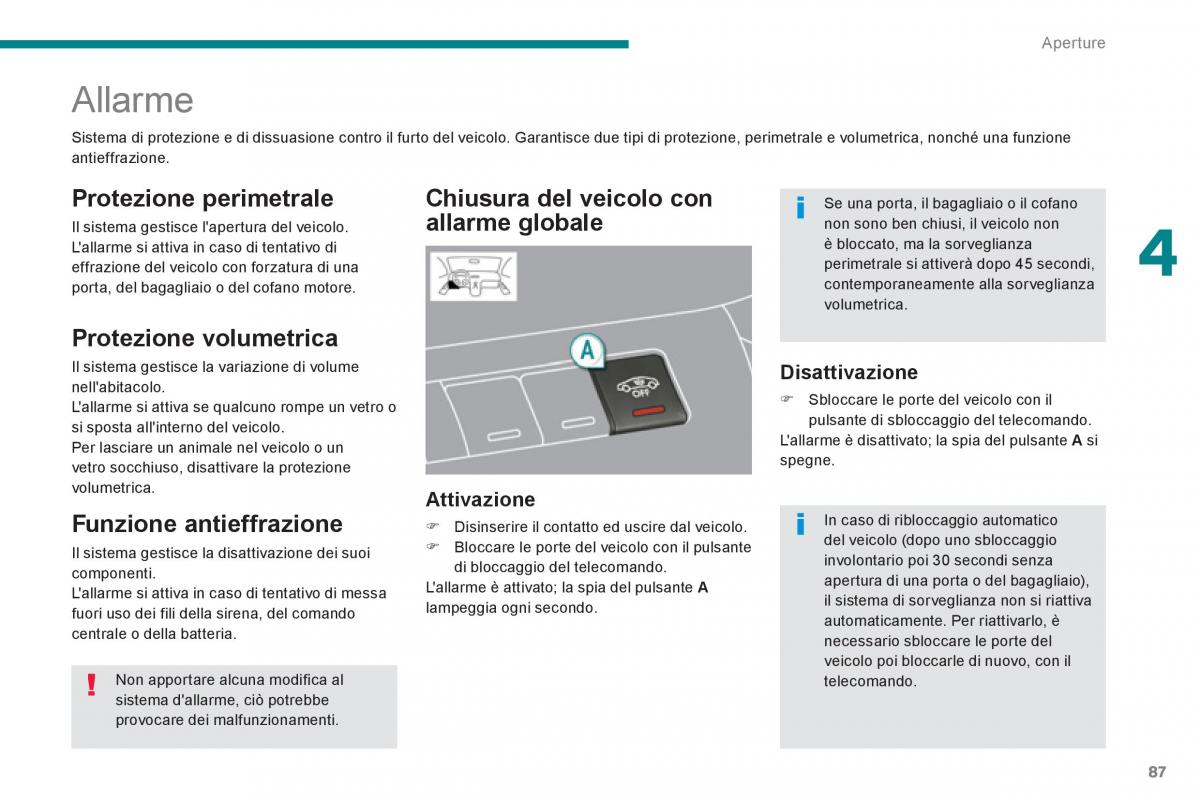 Peugeot 5008 manuale del proprietario / page 89