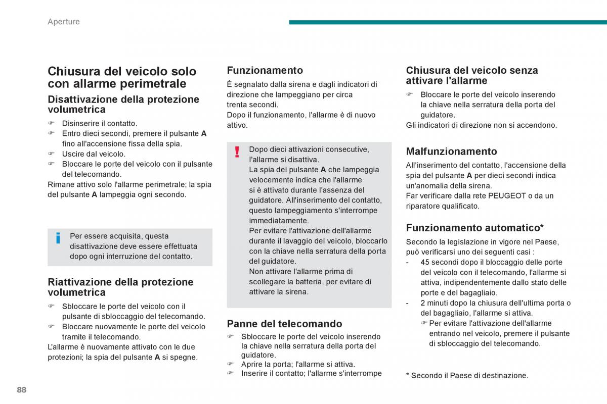 manual  Peugeot 5008 manuale del proprietario / page 90