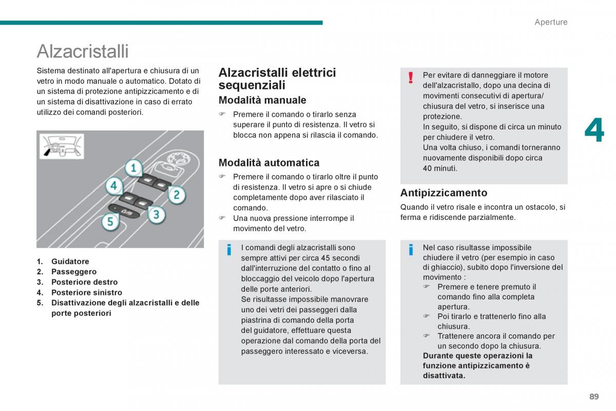 manual  Peugeot 5008 manuale del proprietario / page 91