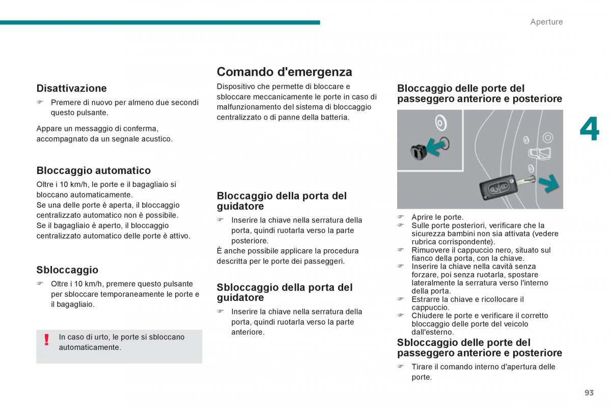 Peugeot 5008 manuale del proprietario / page 95